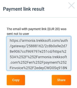 Payment link