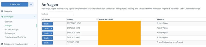 Anfragen und private Touren erstellen2