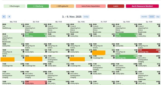 Anzeigen und Verwalten von Zeitplänen1