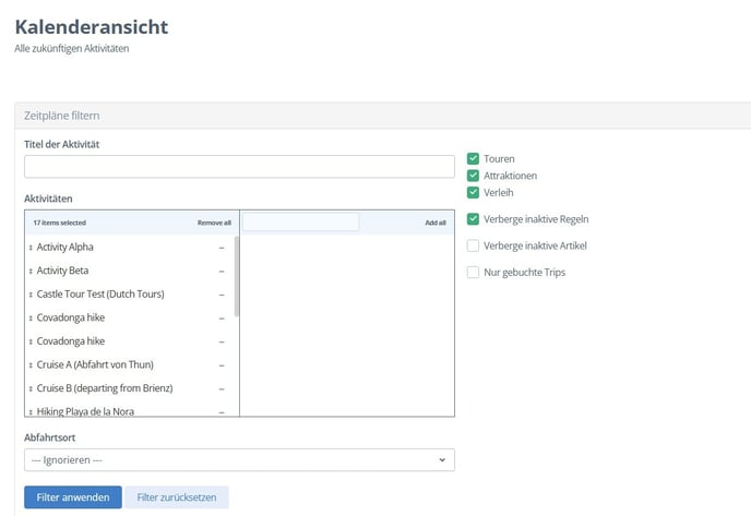 Anzeigen und Verwalten von Zeitplänen2