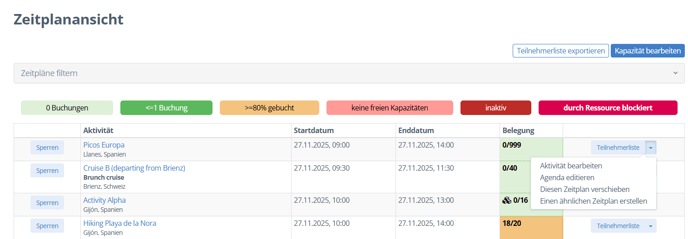 Anzeigen und Verwalten von Zeitplänen4