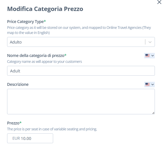 categoria prezzo 2